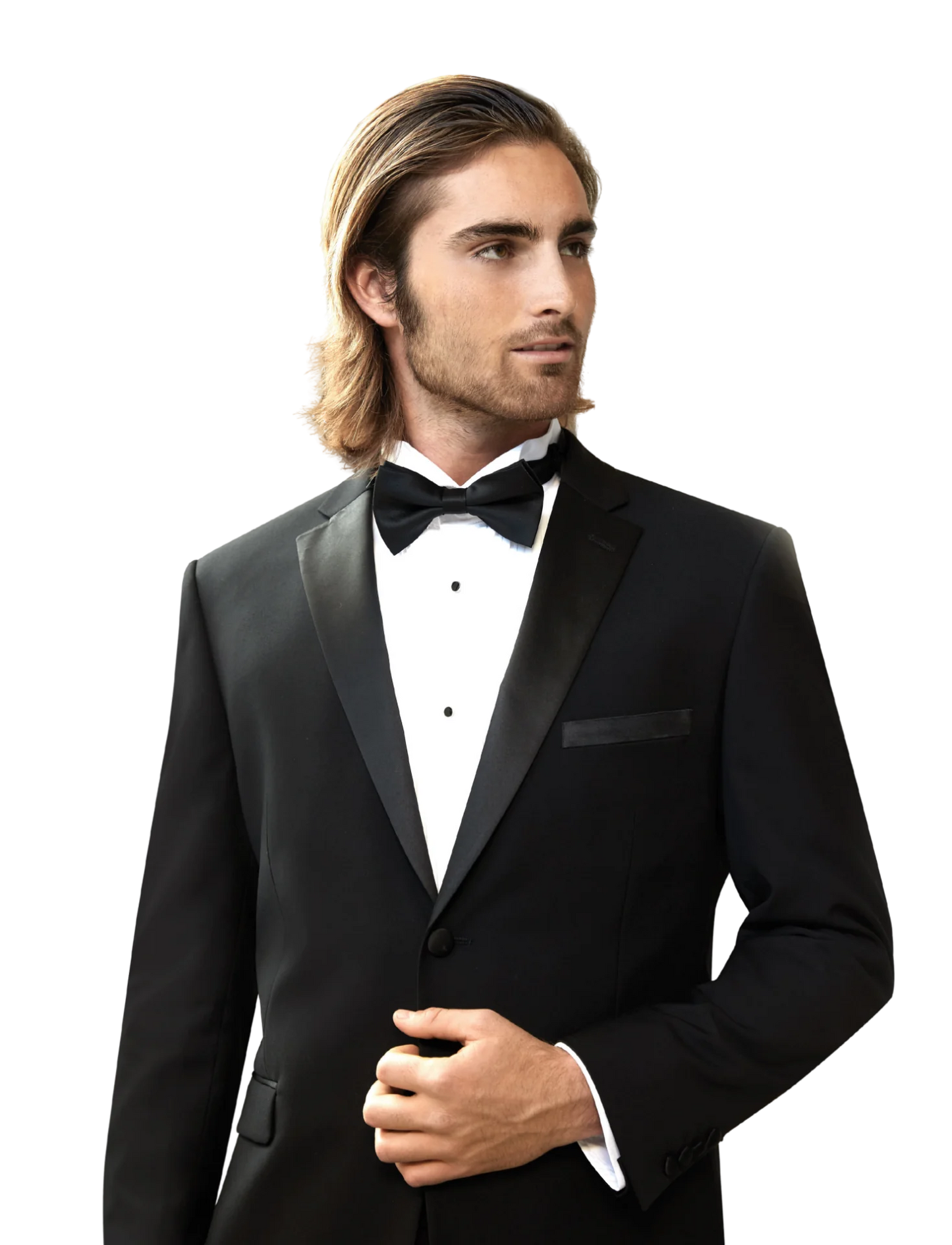 Eleganza Platinum TUX-C Modern Fit Tuxedo Black