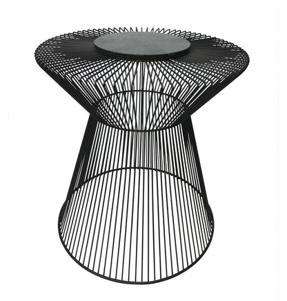 Modern Side Table - Indra Side Table w/ Marble Top