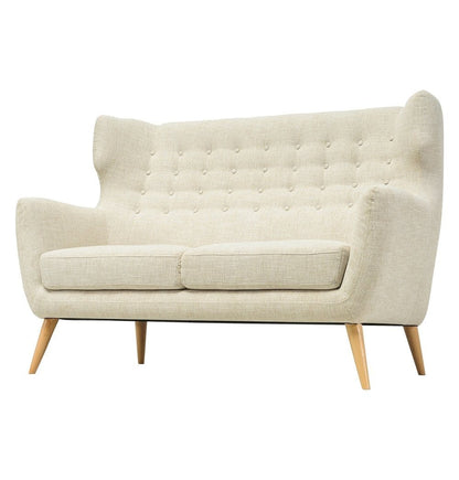 High Back Sofa - Kanion 2-Seater Sofa - Almond