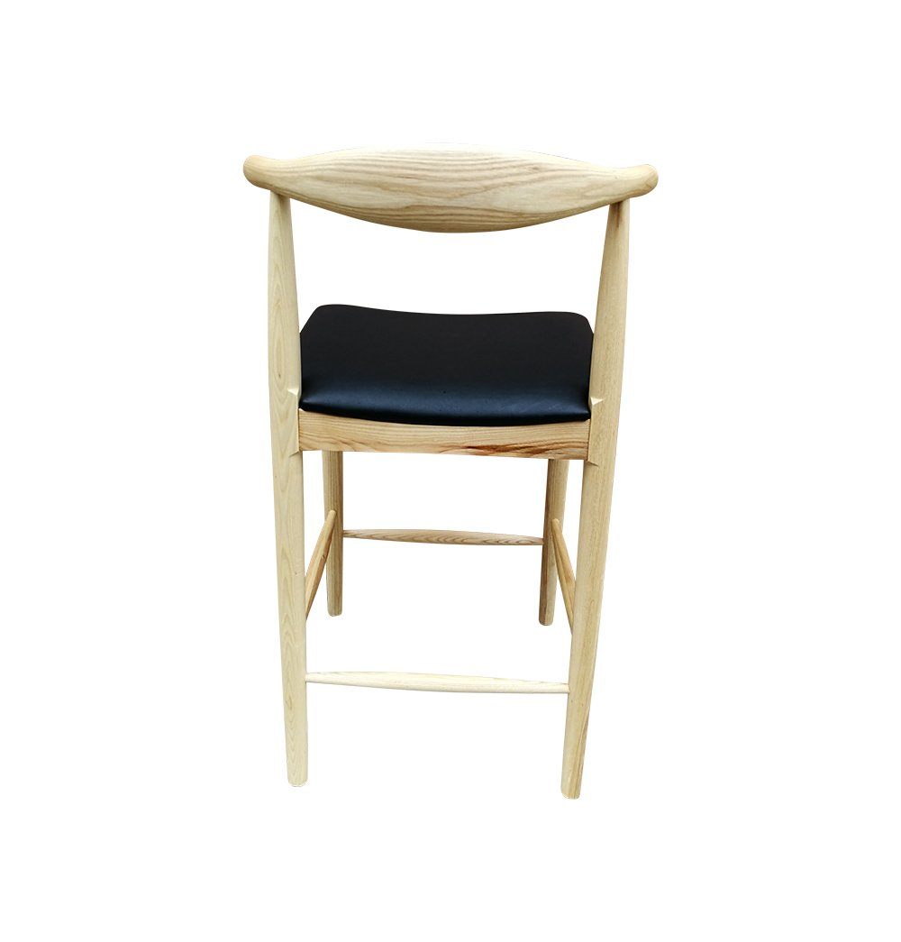 Myson Counter Stool - Ash & Black Seat - GFURN