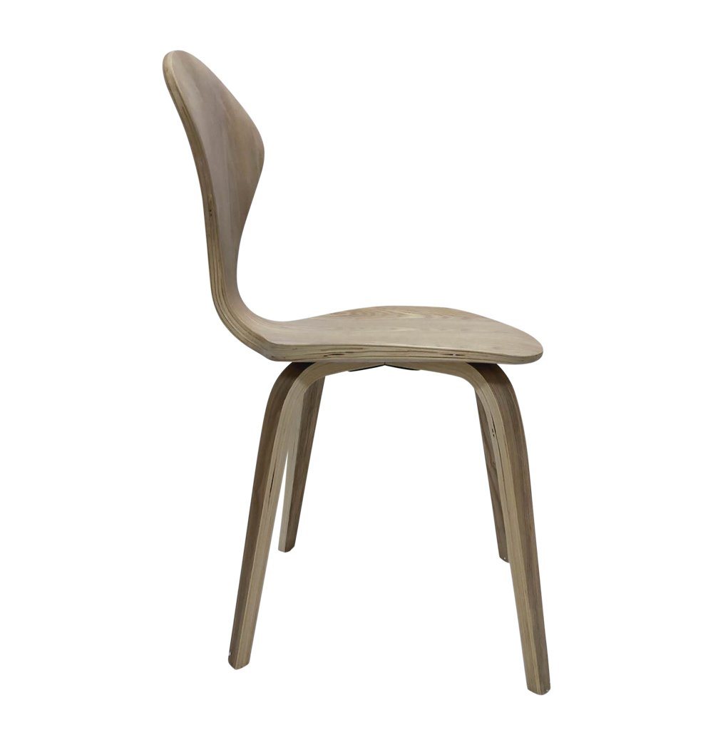 Mid Century Plywood Chair - Norman Side Chair - Ash