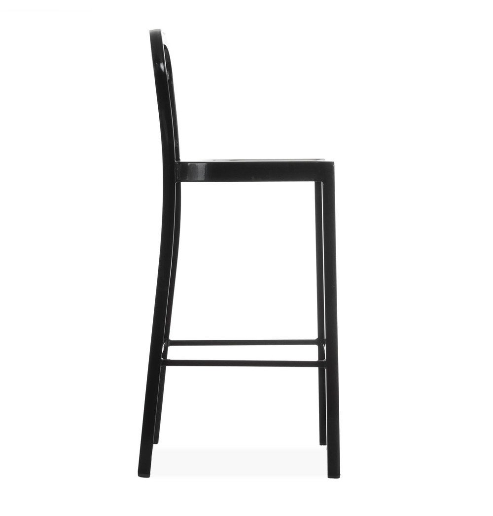 Black Metal Barstool - Oliver Bar Stool - Black