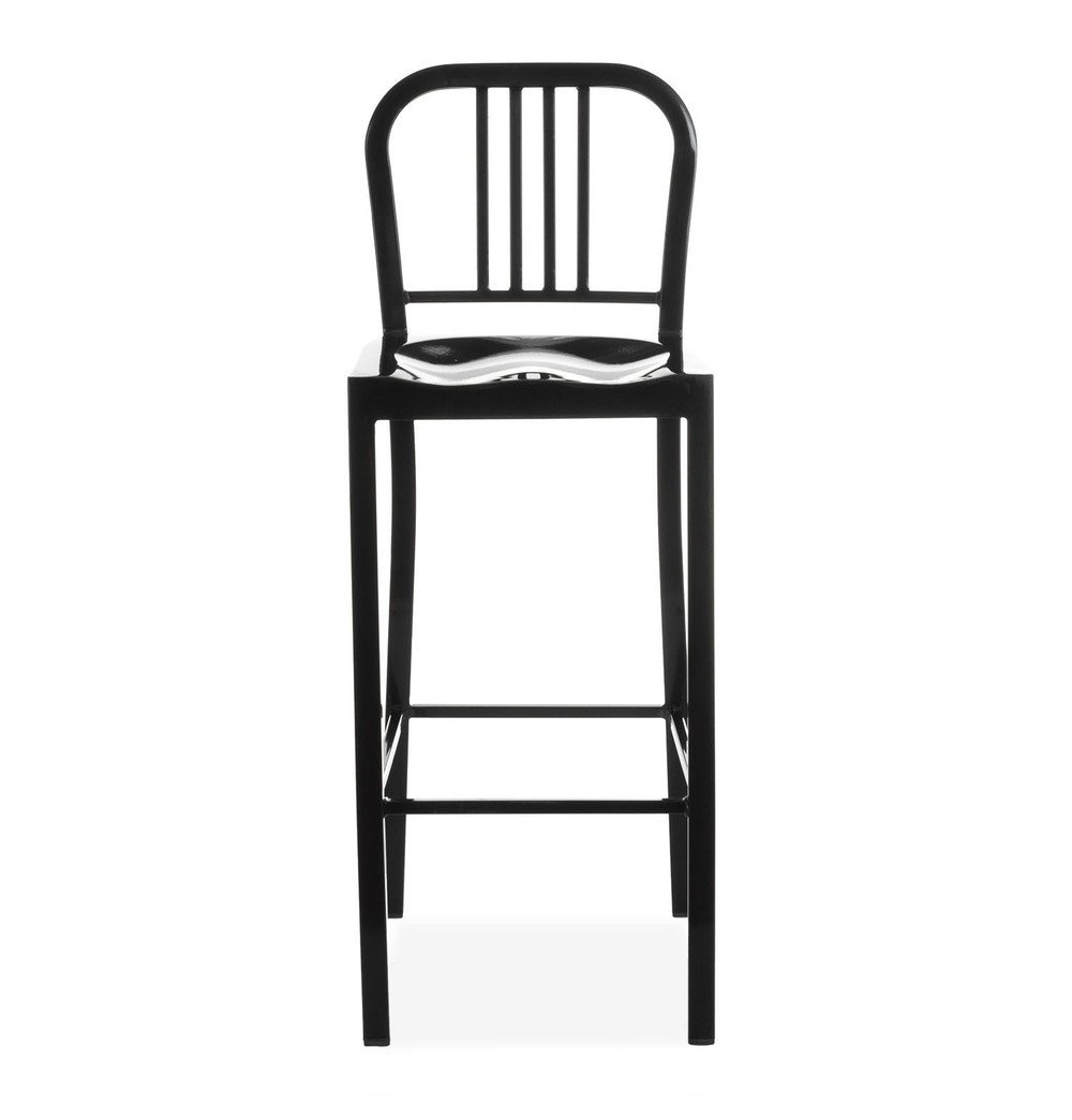 Black Metal Barstool - Oliver Bar Stool - Black