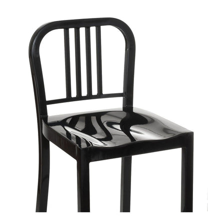 Black Metal Barstool - Oliver Bar Stool - Black