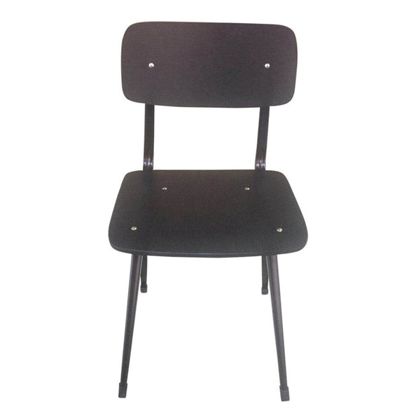 Rika Chair - Black Seat/Back & Black Frame - GFURN