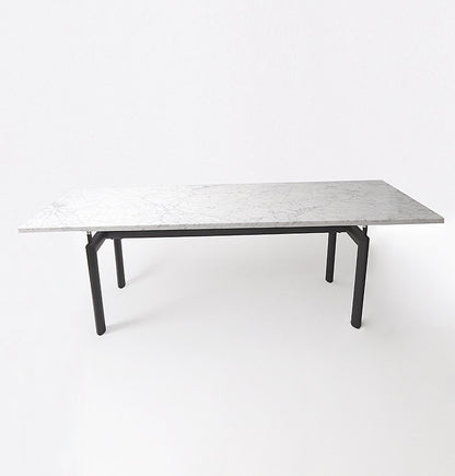 White Marble Dining Table - Roland Dining Table - Marble Top
