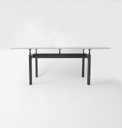 White Marble Dining Table - Roland Dining Table - Marble Top