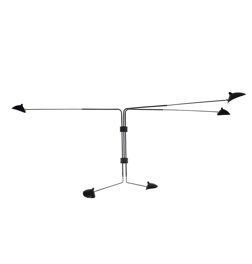 Rotating Wall Sconce - Sergio Five-Arm Rotating Sconce Wall Lamp