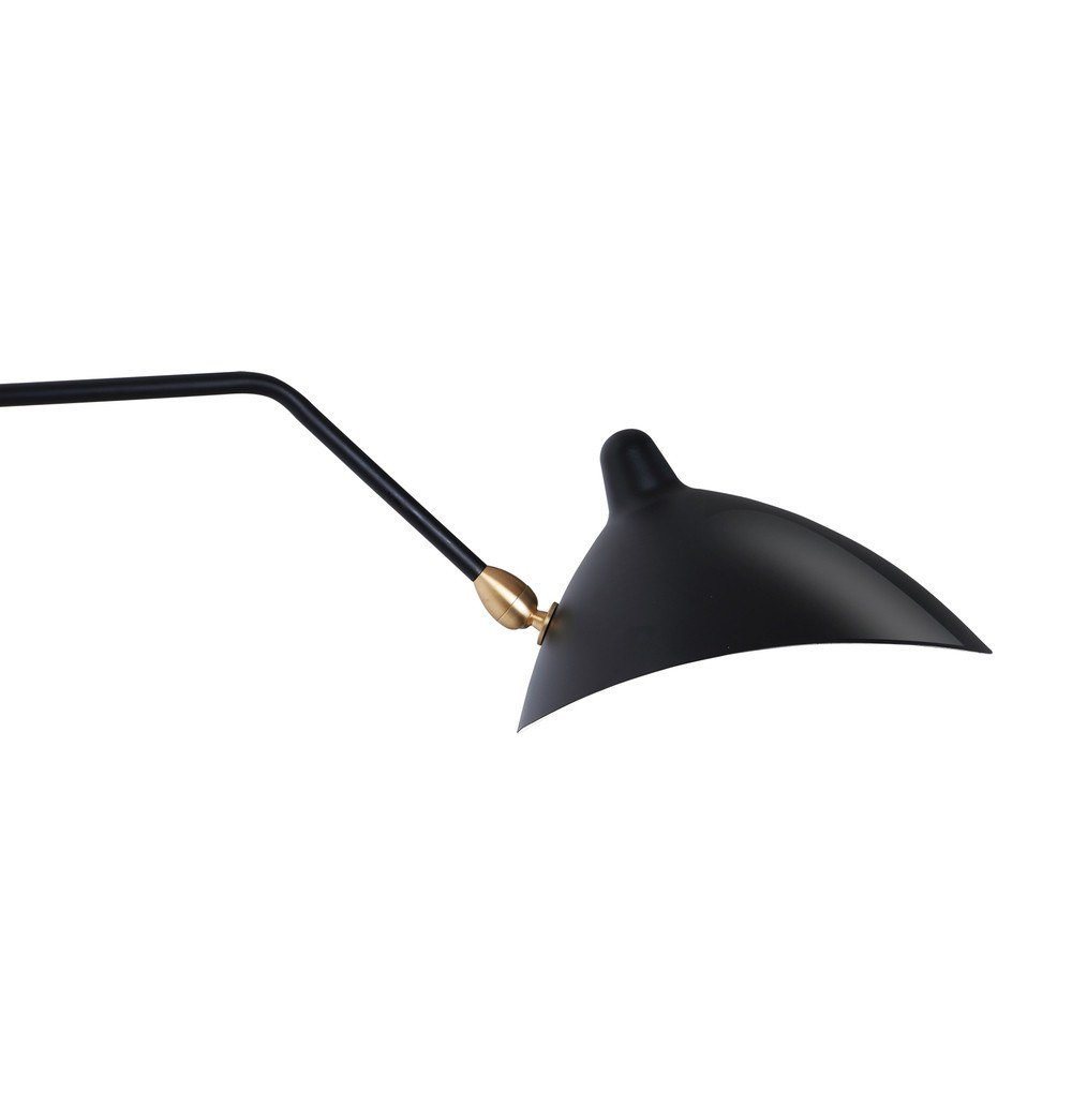 Sergio One Curved Arm Sconce Wall Lamp - GFURN