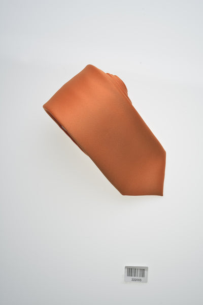 Basket Ball Orange Solid Modern Neckties