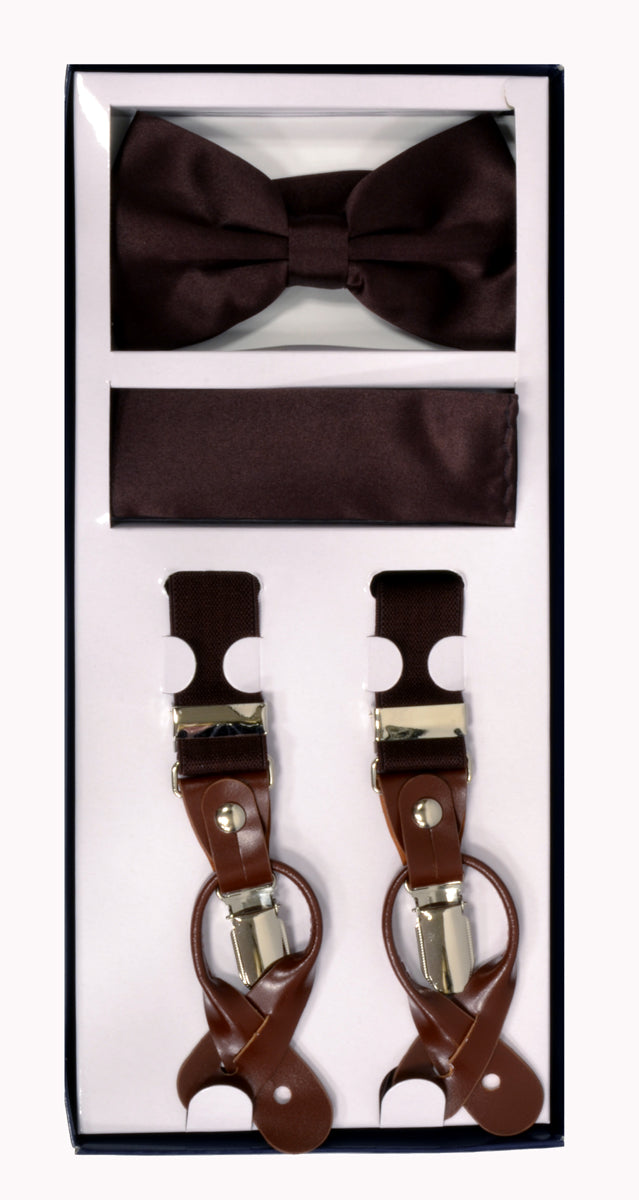 Suspender Set Brown