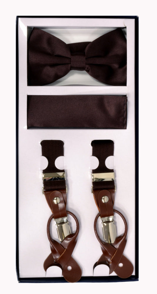 Suspender Set Brown