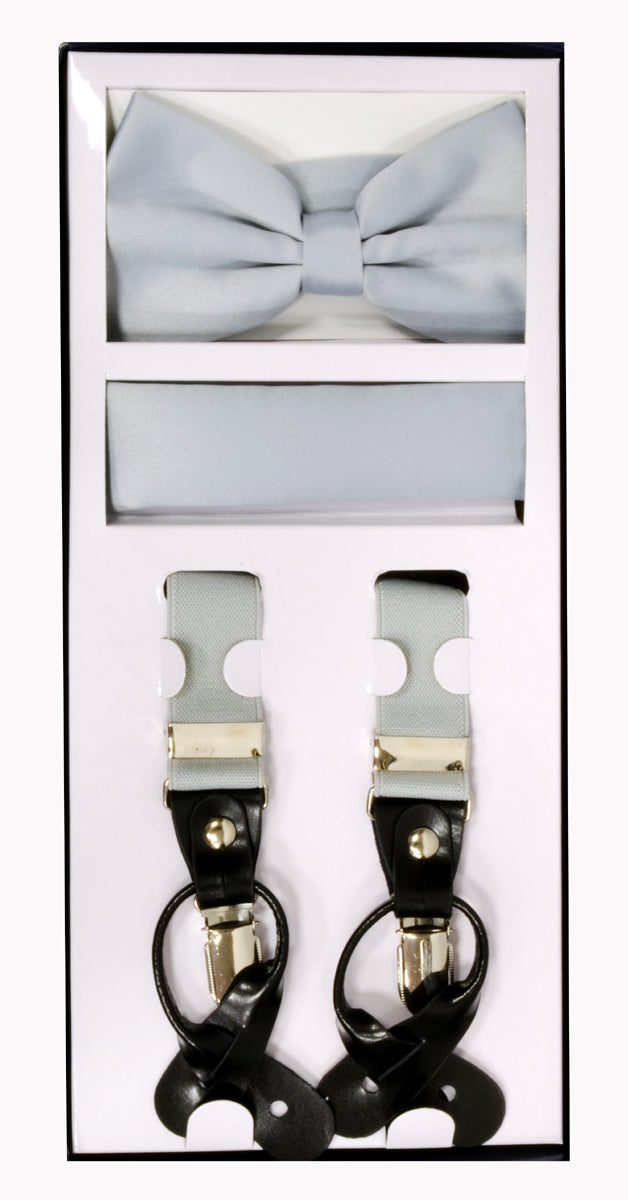Suspender Set Gray