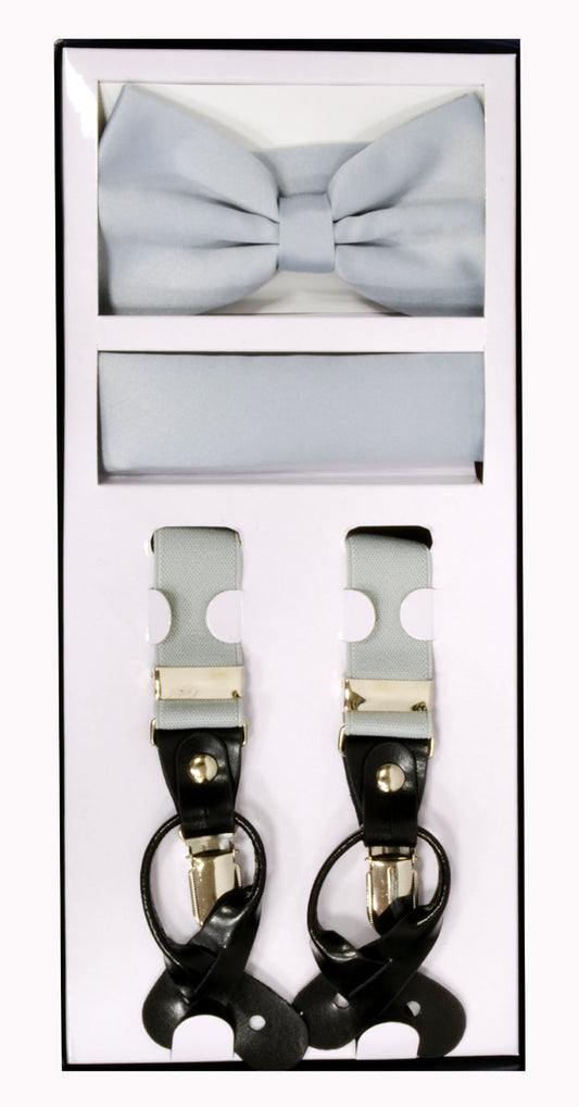 Suspender Set Gray