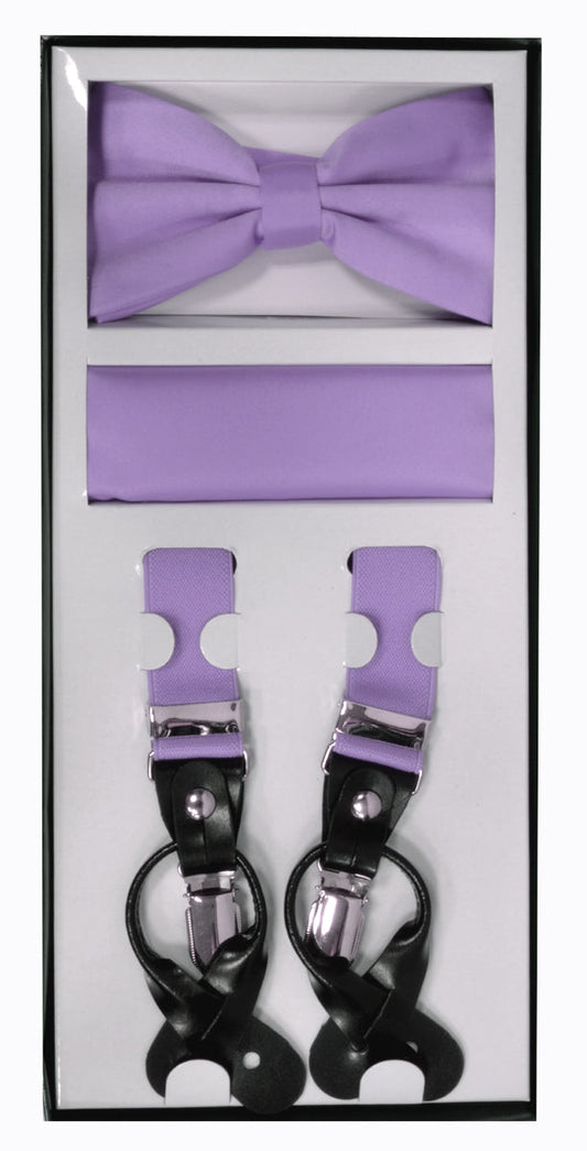 Suspender Set Lavender
