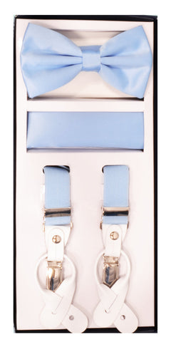 Suspender Set Light Blue