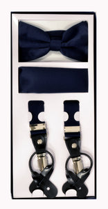 Suspender Set Navy