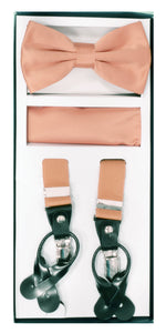 Suspender Set Peach