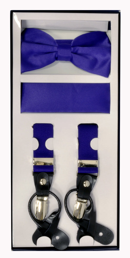 Suspender Set Purple