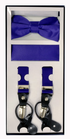 Suspender Set Purple