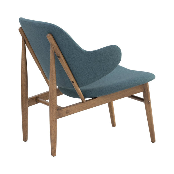 Vezel Lounge Chair - Nile Green & Cocoa - GFURN