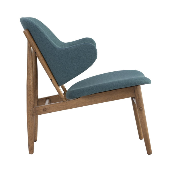 Vezel Lounge Chair - Nile Green & Cocoa - GFURN