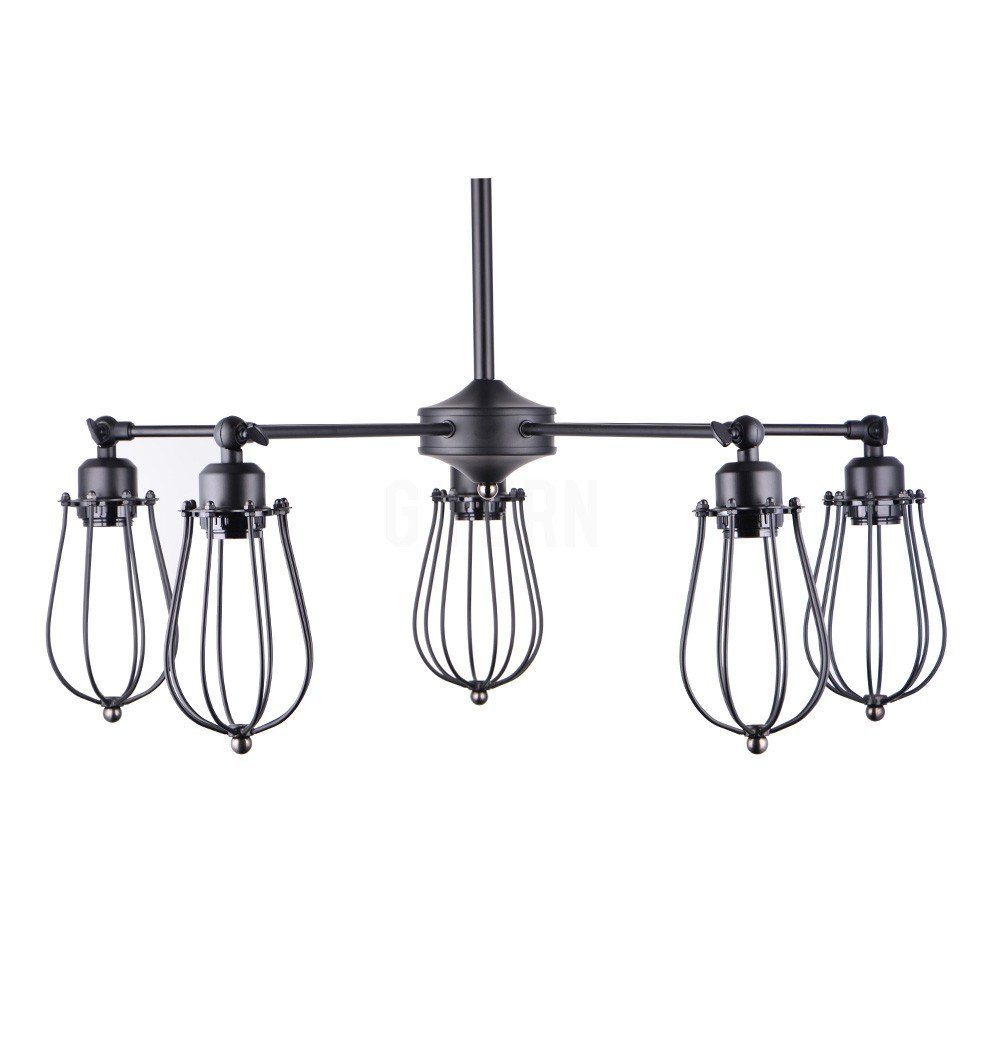 Vintage Industrial Edison Pendant Lamp - 5 Sockets - GFURN